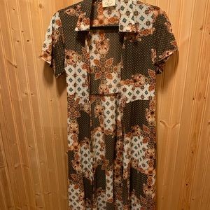 Long length collared coverup (Size medium)